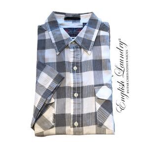 English Laundry hand sewn-hand laundered check Shirt - NWOT, size XL‎